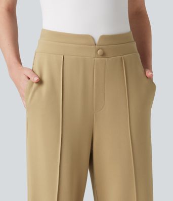 Halara Flex™ High Waisted Straight Leg Work Pants with Pockets
