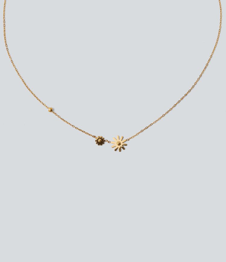 Floral Pendant Necklace