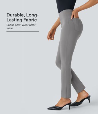 Halara Flex™ High Waisted Pocket Tapered Work Pants
