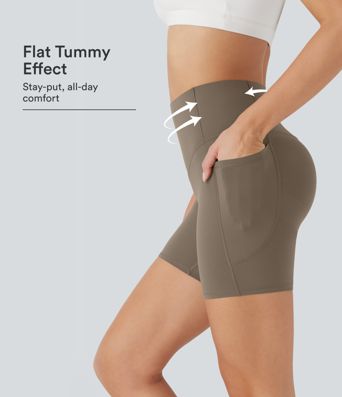 Halara UltraSculpt™ High Waisted Butt Lifting Tummy Control Pocket Shaping Training Biker Shorts 5'' Halara UltraSculpt™ High Waisted Butt Lifting Tummy Control Pocket Shaping Training Biker Shorts 5''