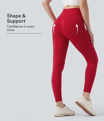 Seamless Flow High Waisted Butt Lifting Yoga 7/8 Leggings Seamless Flow High Waisted Butt Lifting Yoga 7/8 Leggings