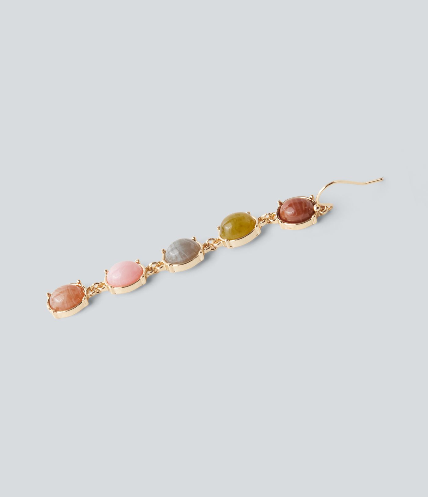 Colorful Stone Drop Earrings