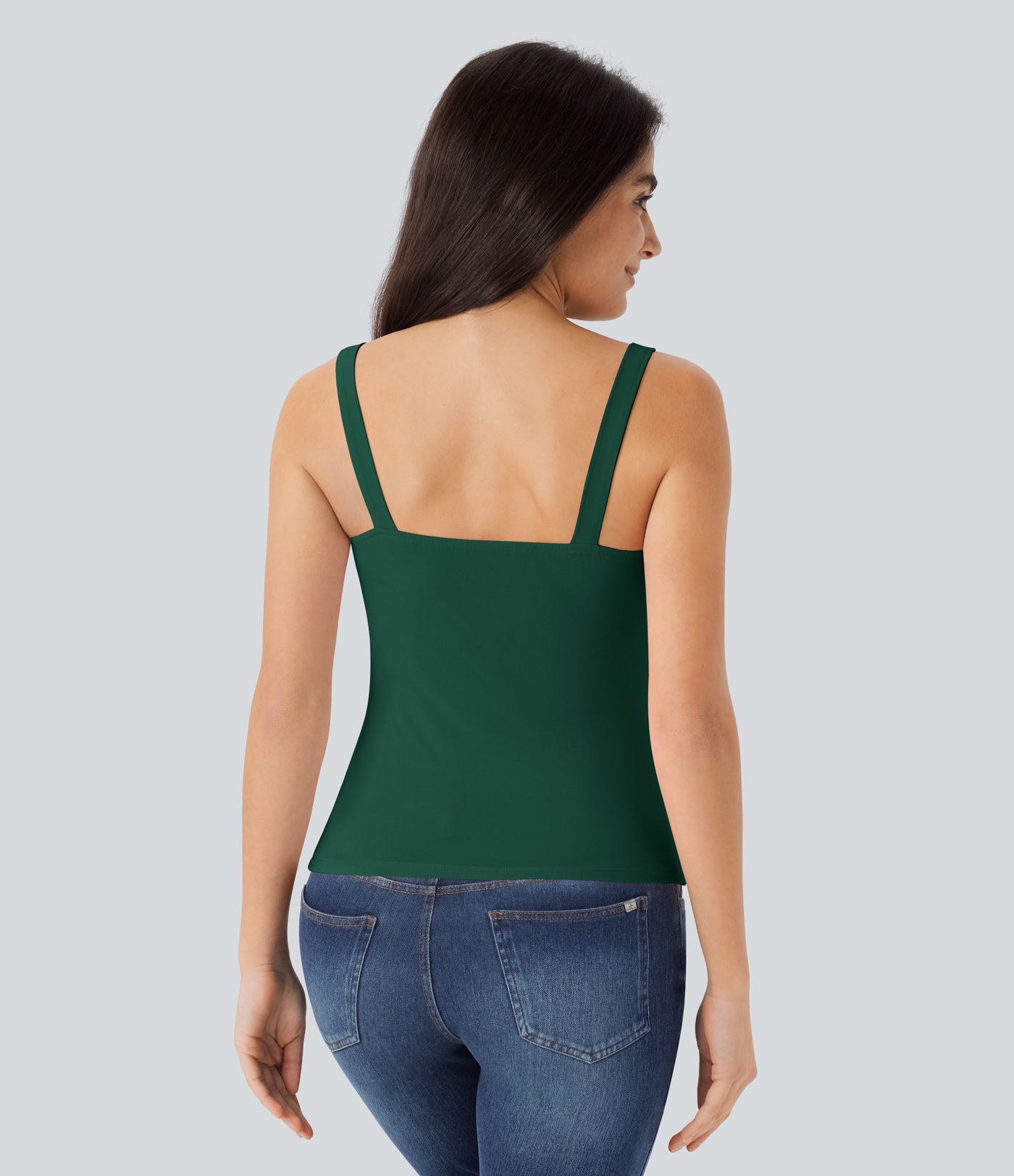 Ruched Backless Casual Tank Top Ruched Backless Casual Tank Top