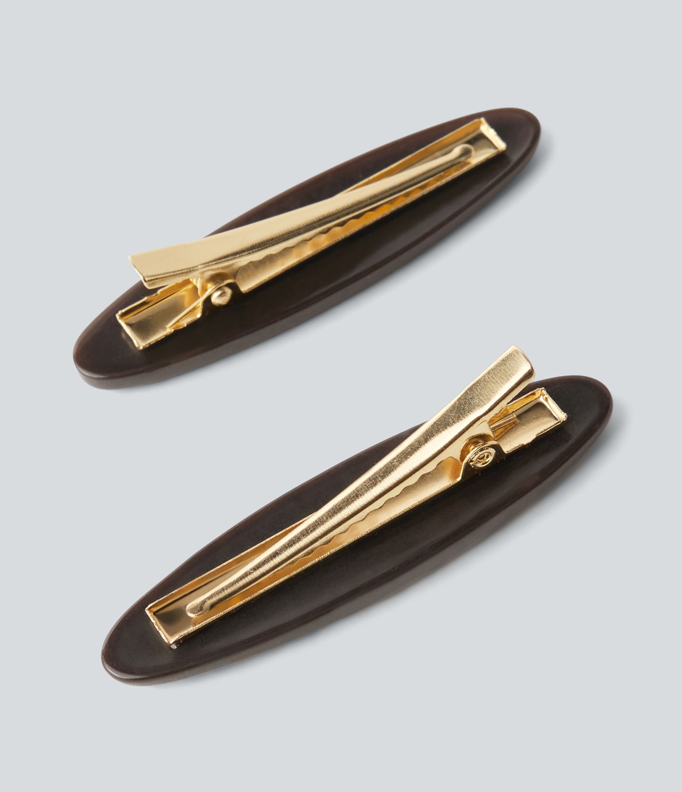Ensemble de barrettes motif léopard
