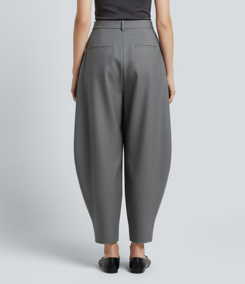 Mid Rise Work Balloon Pants