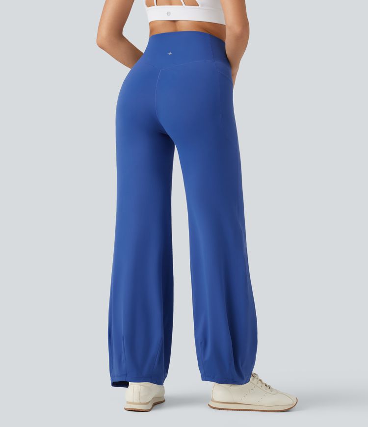 SoftlyZero™ High Waisted Tummy Control Dance Balloon Pants with Pockets-UPF50+