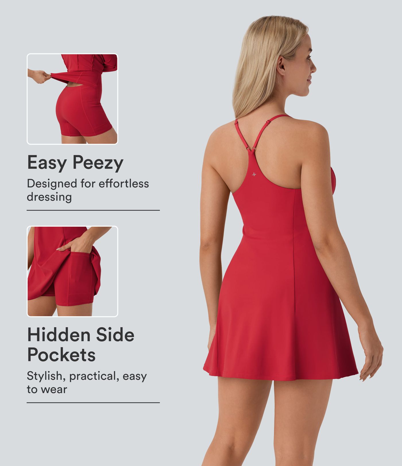 SoftlyZero™ Airy Racerback 2-in-1 Pocket InstantCool Flare Mini Dance Active Dress-Easy Peezy Edition SoftlyZero™ Airy Racerback 2-in-1 Pocket InstantCool Flare Mini Dance Active Dress-Easy Peezy Edition