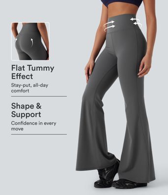 Halara UltraSculpt™ High Waisted Tummy Control Butt Lifting Shaping Yoga Flare Leggings Halara UltraSculpt™ High Waisted Tummy Control Butt Lifting Shaping Yoga Flare Leggings