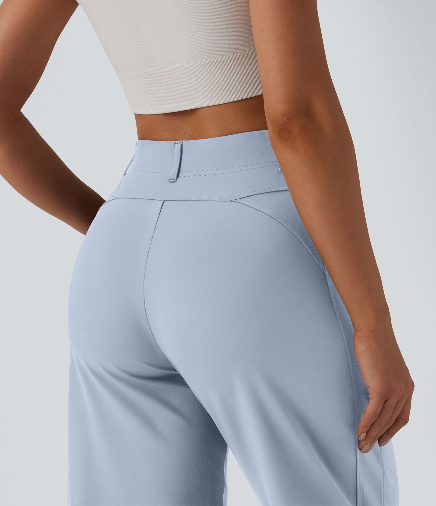 Pantalon barrel DayStretch taille haute avec poches