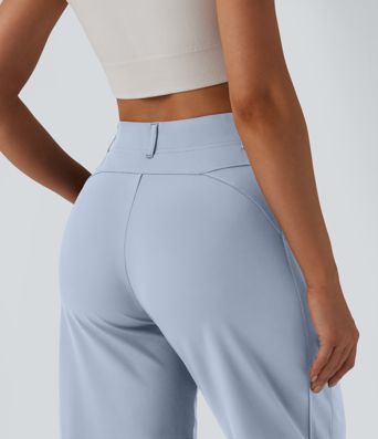 Pantalon barrel DayStretch taille haute avec poches