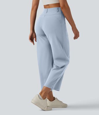 Pantalon barrel DayStretch taille haute avec poches
