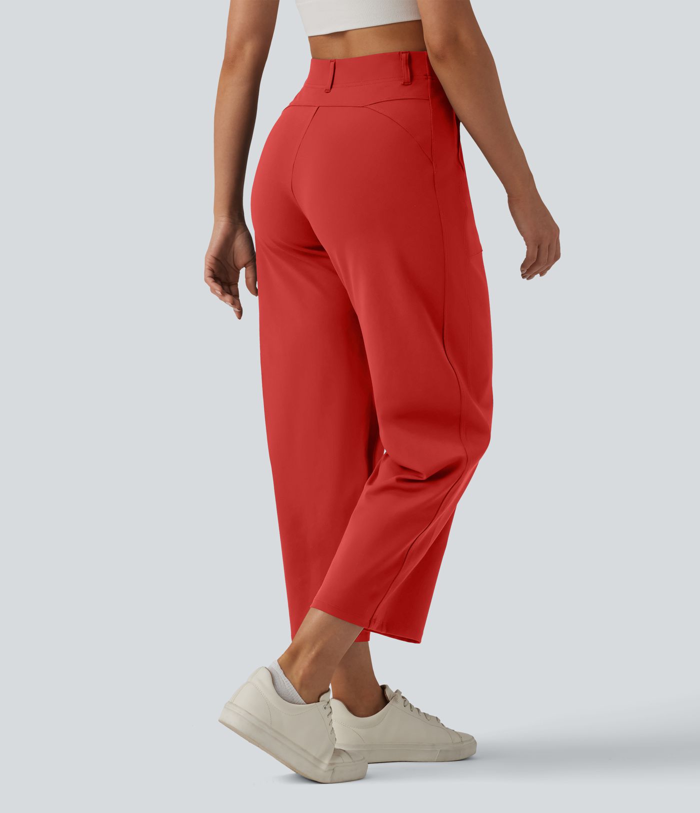 Pantalon barrel DayStretch taille haute avec poches