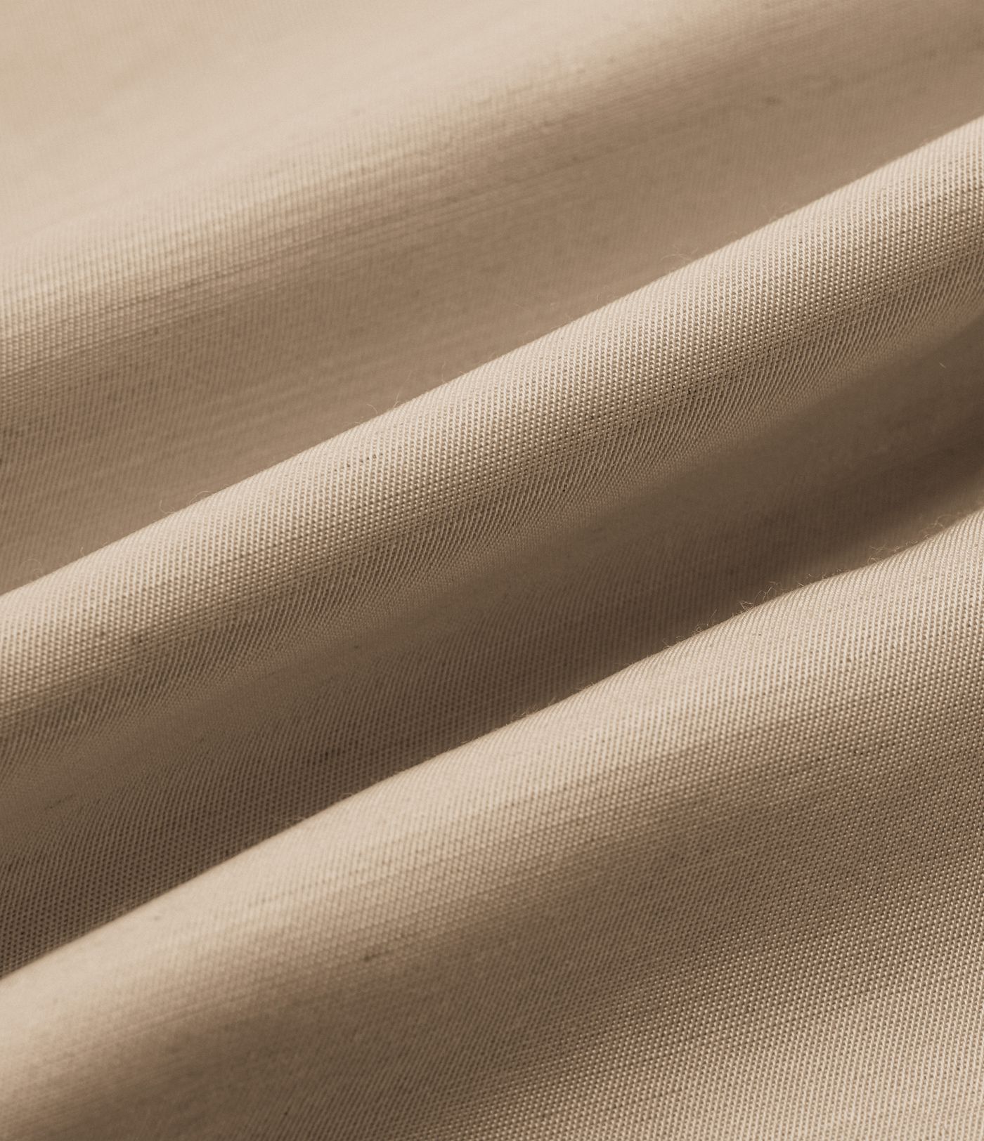 Pantalon large fluide taille haute en lin mélangé avec poches et liens latéraux
