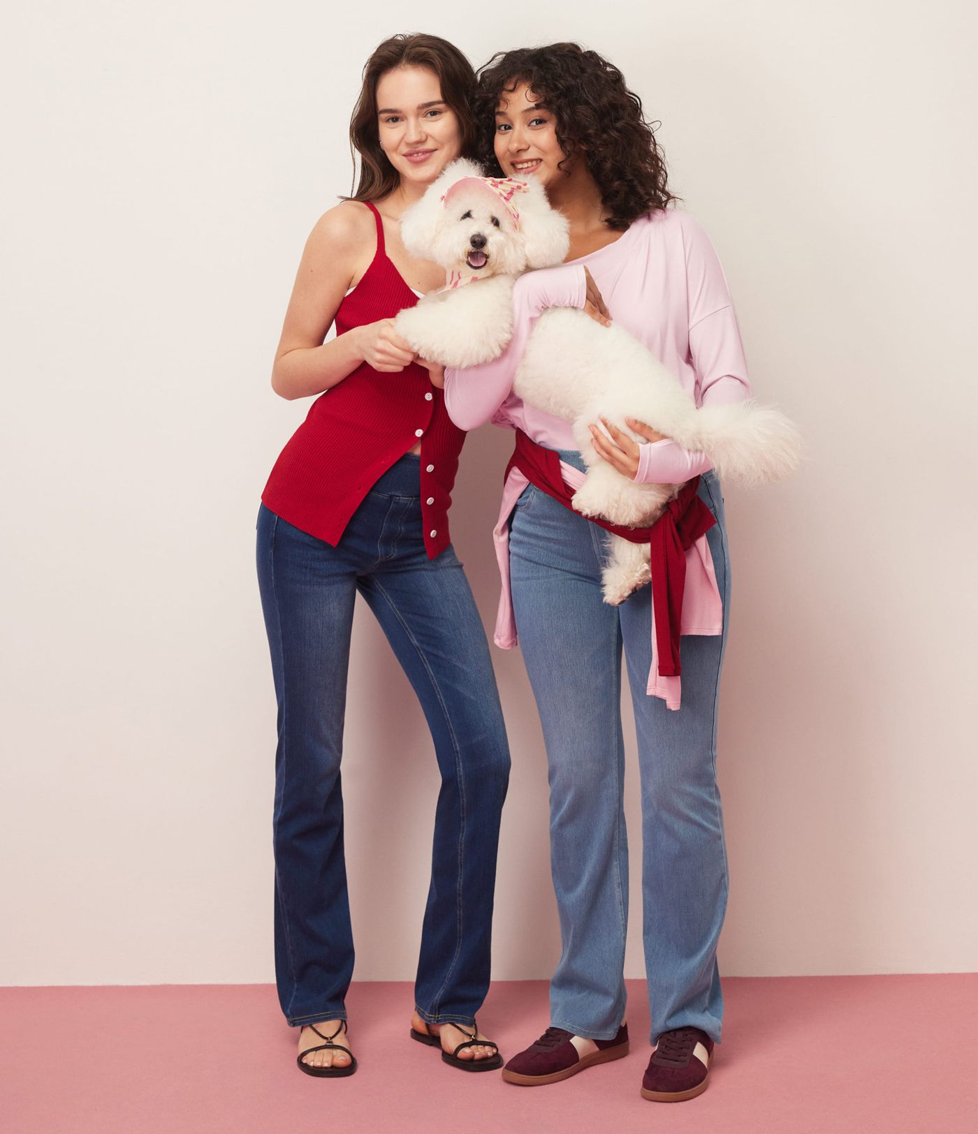 Halara Flex™ High Waisted Pockets Washed Casual Bootcut Jeans