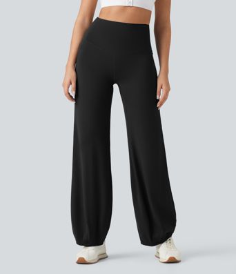 SoftlyZero™ High Waisted Tummy Control Dance Balloon Pants with Pockets-UPF50+ SoftlyZero™ High Waisted Tummy Control Dance Balloon Pants with Pockets-UPF50+
