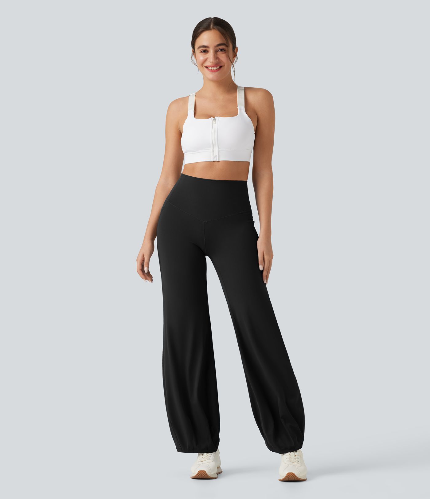 SoftlyZero™ High Waisted Tummy Control Dance Balloon Pants with Pockets-UPF50+ SoftlyZero™ High Waisted Tummy Control Dance Balloon Pants with Pockets-UPF50+