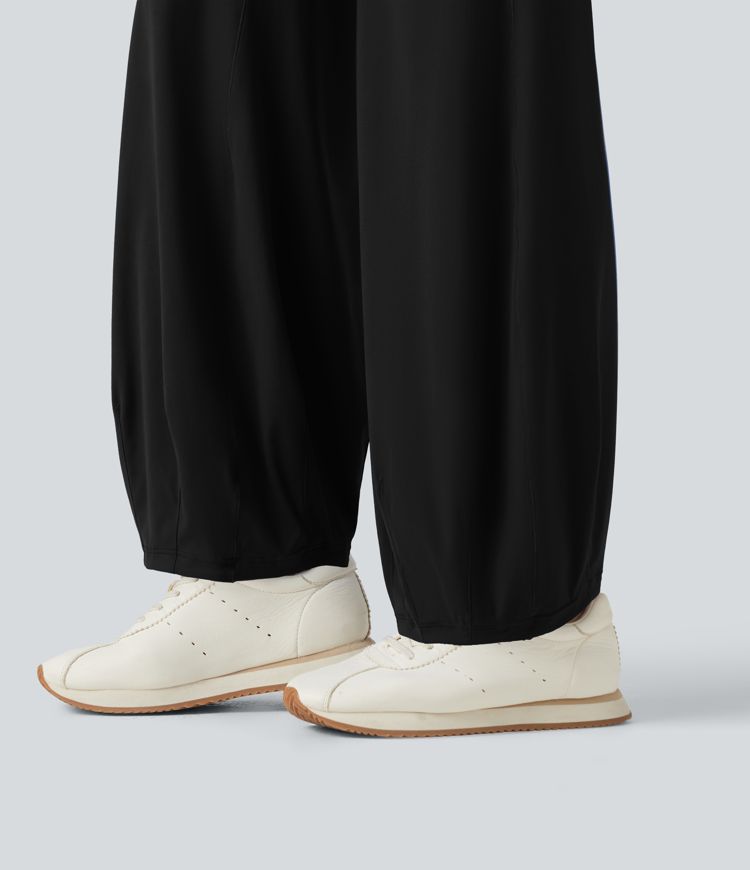 SoftlyZero™ High Waisted Tummy Control Dance Balloon Pants with Pockets-UPF50+ SoftlyZero™ High Waisted Tummy Control Dance Balloon Pants with Pockets-UPF50+