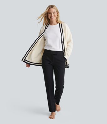 Long Sleeve Color Block Casual Cardigan