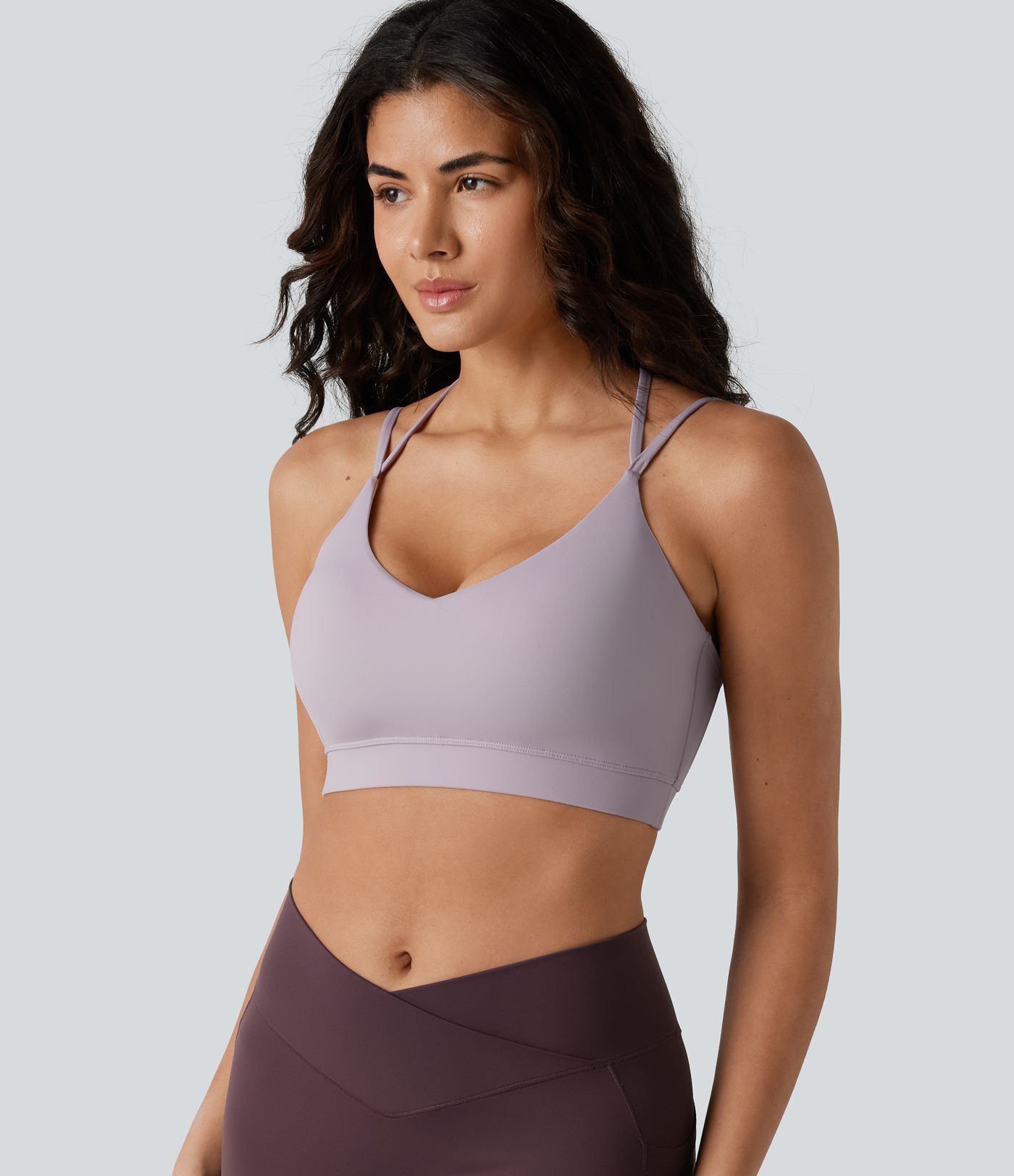 Low Support Built-in Bra Yoga Sports Bra