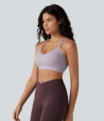 Low Support Built-in Bra Yoga Sports Bra