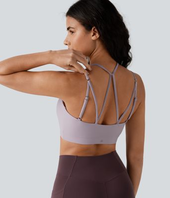 Low Support Built-in Bra Yoga Sports Bra