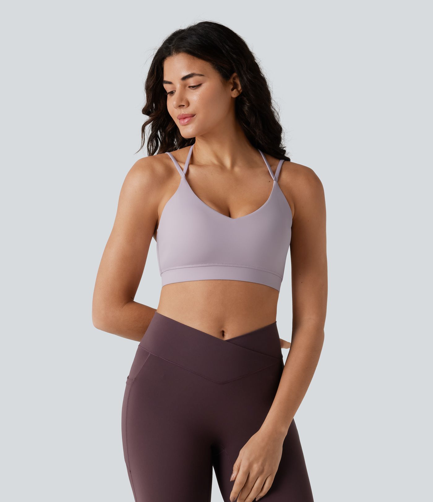 Low Support Built-in Bra Yoga Sports Bra