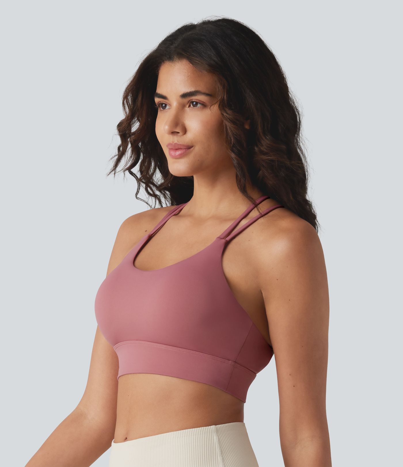 Low Support Built-in Bra Workout Sports Bra