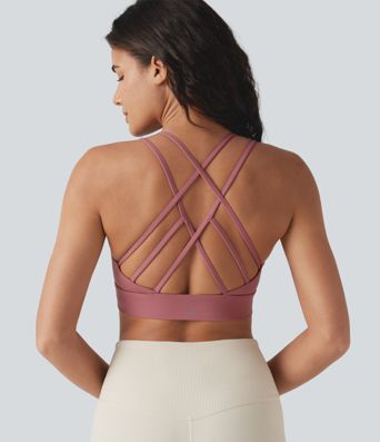 Low Support Built-in Bra Workout Sports Bra