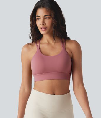 Low Support Built-in Bra Workout Sports Bra