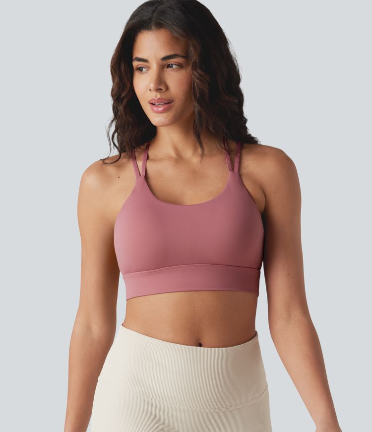 Low Support Built-in Bra Workout Sports Bra