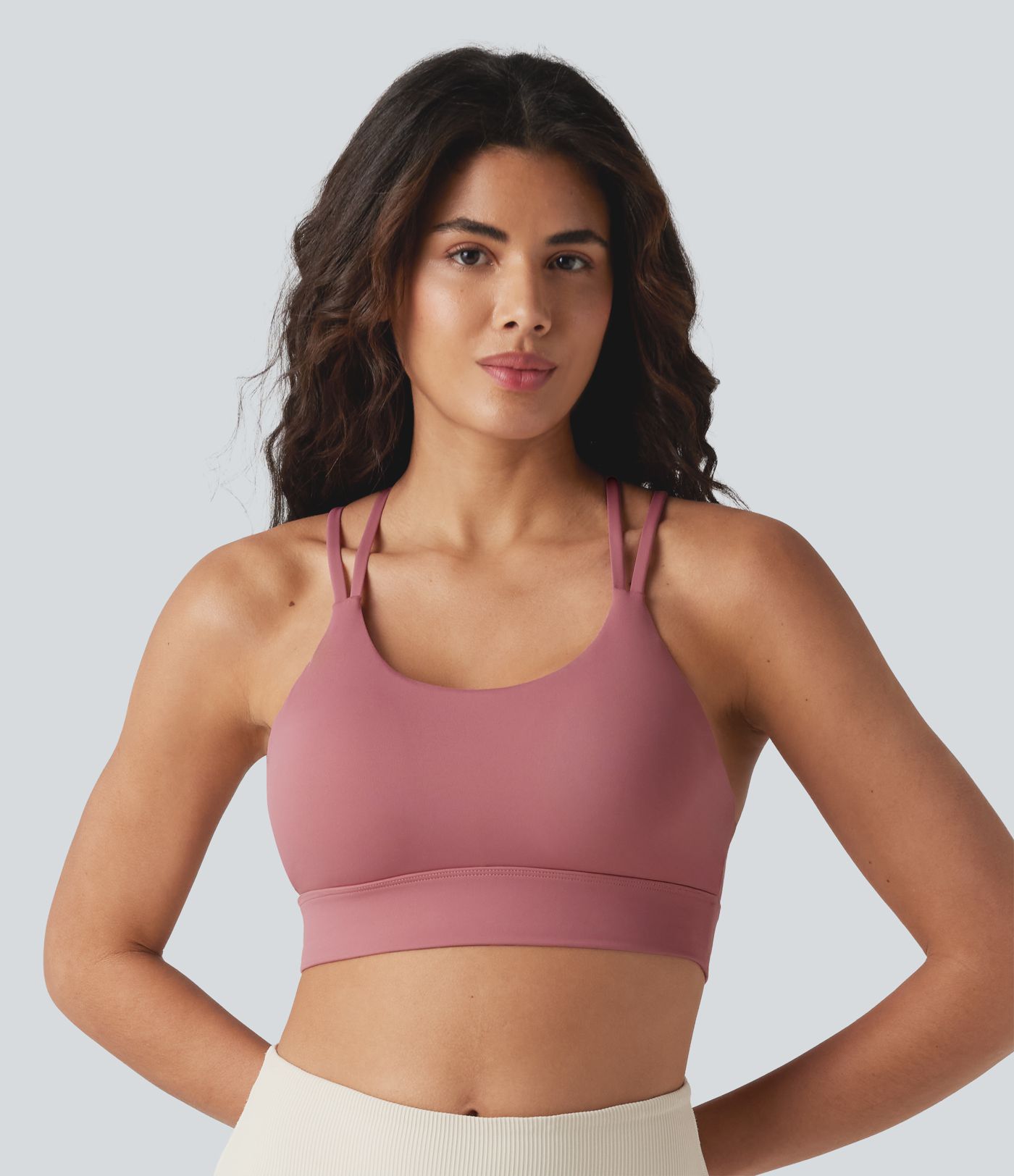Low Support Built-in Bra Workout Sports Bra