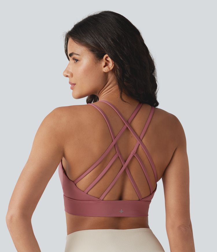 Low Support Built-in Bra Workout Sports Bra