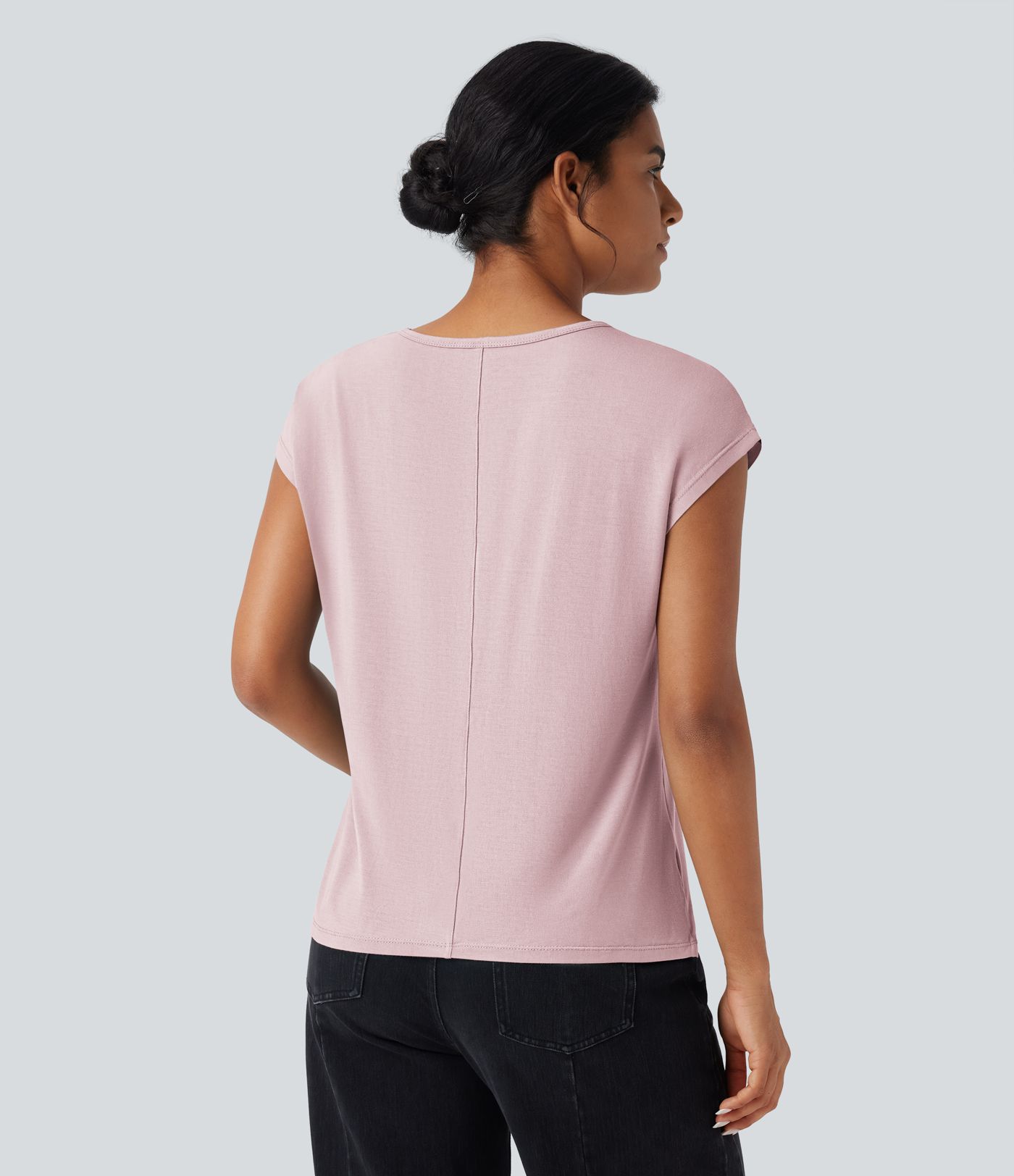V Neck Short Sleeve Casual T-Shirt V Neck Short Sleeve Casual T-Shirt