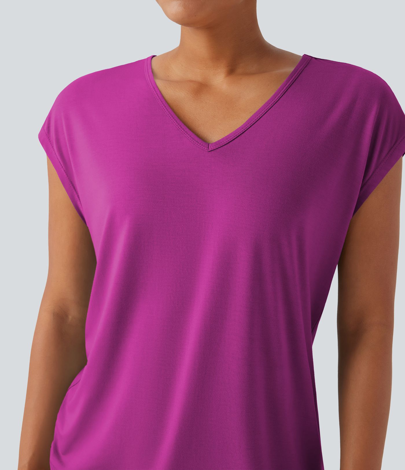 V Neck Short Sleeve Casual T-Shirt V Neck Short Sleeve Casual T-Shirt