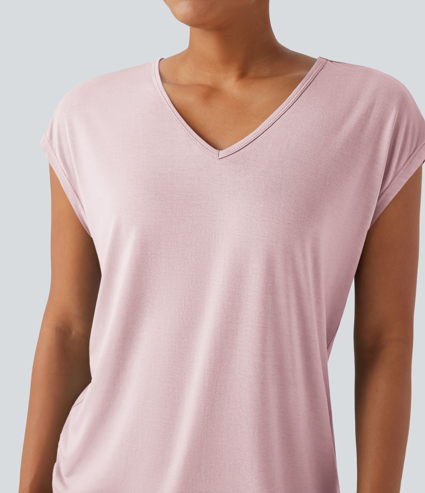 V Neck Short Sleeve Casual T-Shirt V Neck Short Sleeve Casual T-Shirt