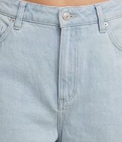 Mid Rise Baggy Casual Jeans with Pockets
