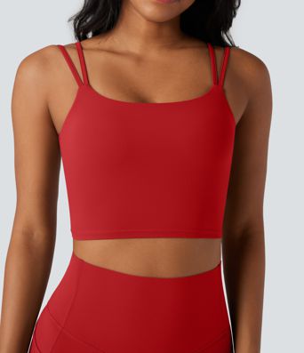 Halara UltraSculpt™ Double Straps Twisted Backless Cropped Yoga Tank Top Halara UltraSculpt™ Double Straps Twisted Backless Cropped Yoga Tank Top