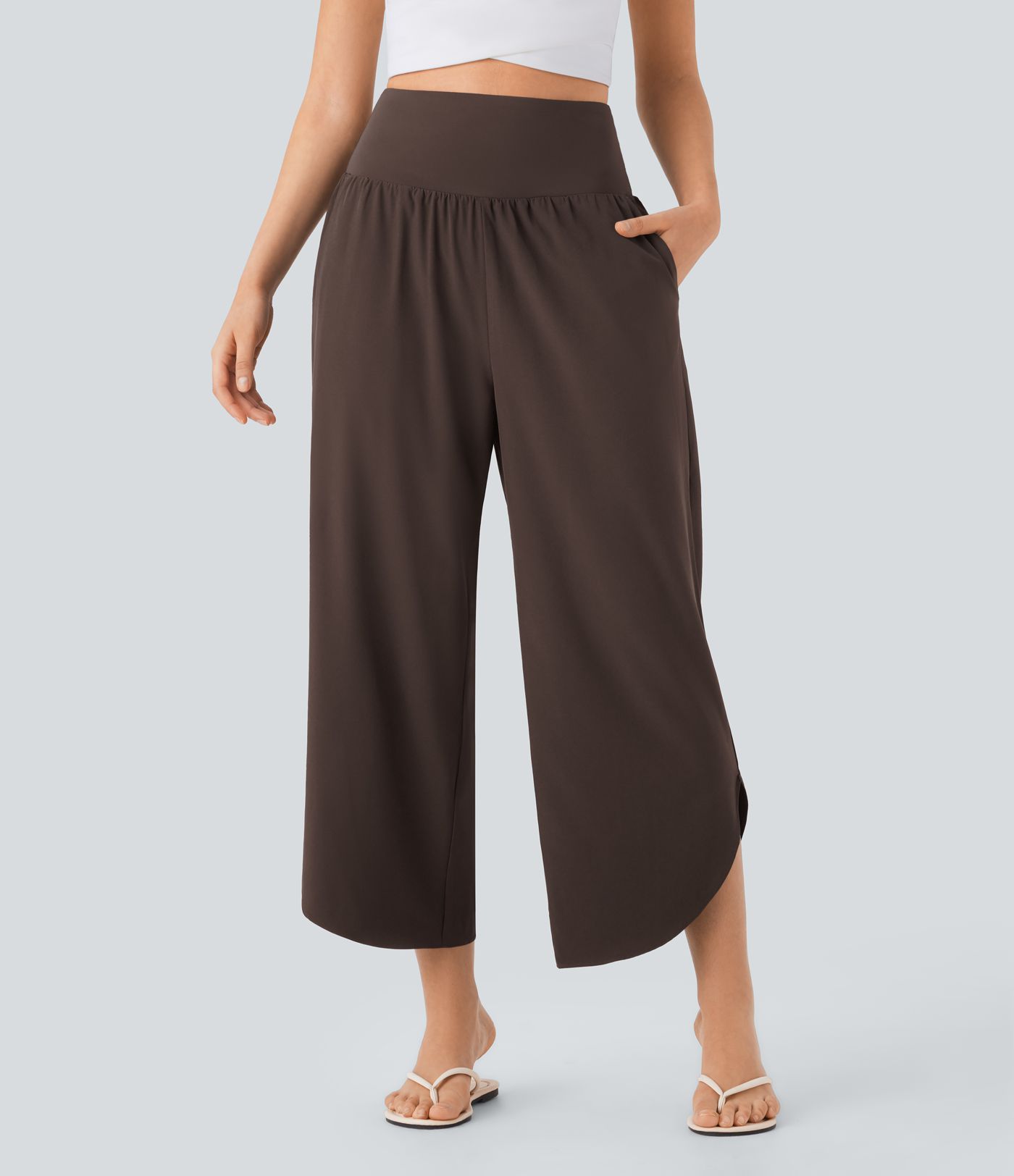 Pantalones SoCinched de Cintura Alta con Control de Abdomen, Bolsillos y Secado Rápido Pantalones SoCinched de Cintura Alta con Control de Abdomen, Bolsillos y Secado Rápido