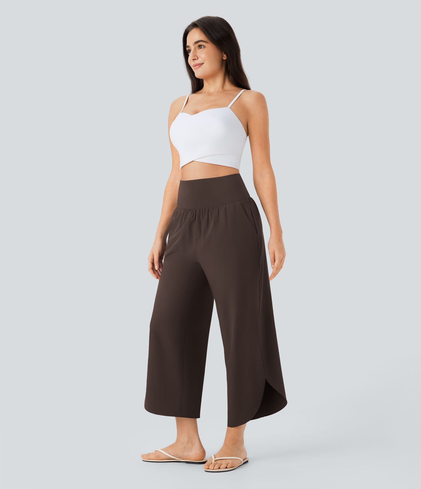 Pantalones SoCinched de Cintura Alta con Control de Abdomen, Bolsillos y Secado Rápido Pantalones SoCinched de Cintura Alta con Control de Abdomen, Bolsillos y Secado Rápido
