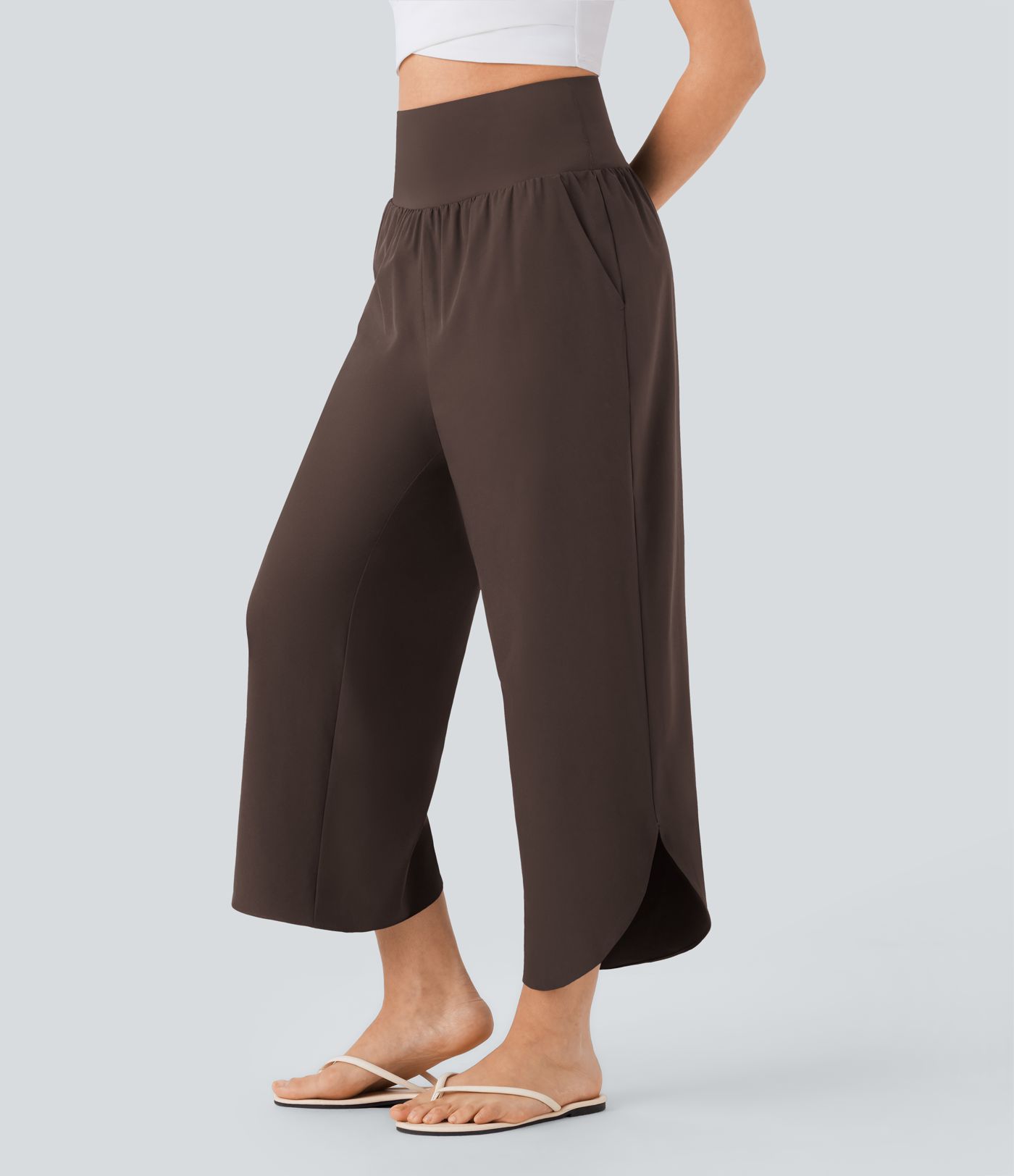 Pantalones SoCinched de Cintura Alta con Control de Abdomen, Bolsillos y Secado Rápido Pantalones SoCinched de Cintura Alta con Control de Abdomen, Bolsillos y Secado Rápido