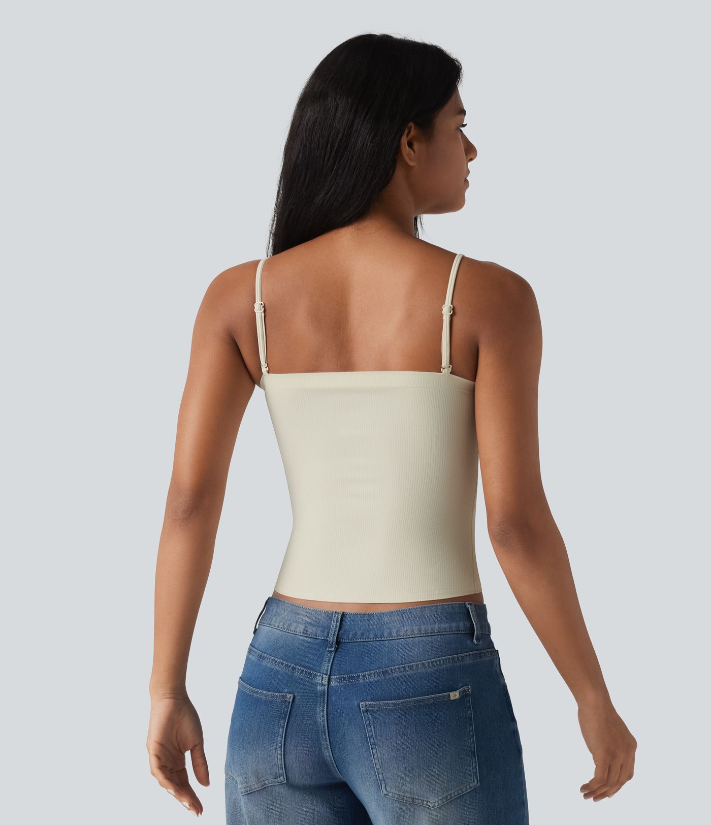 Non-Removable Pad Casual Tank Top