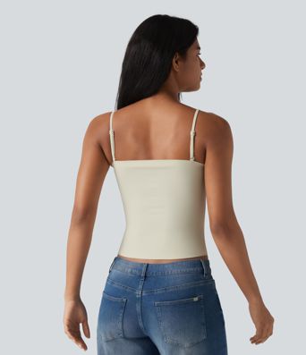 Non-Removable Pad Casual Tank Top