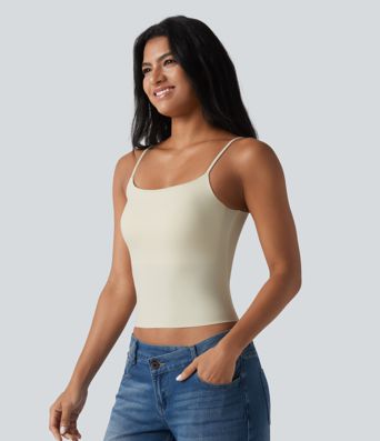 Non-Removable Pad Casual Tank Top