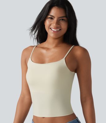 Non-Removable Pad Casual Tank Top