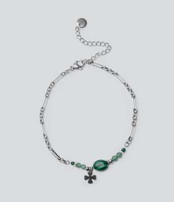 Stainless Steel Pendant Bracelet