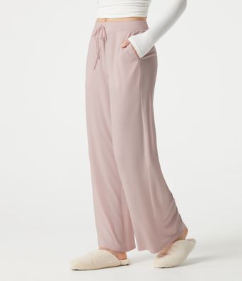Mid Rise Drawstring Lounging Baggy Pants with Pockets