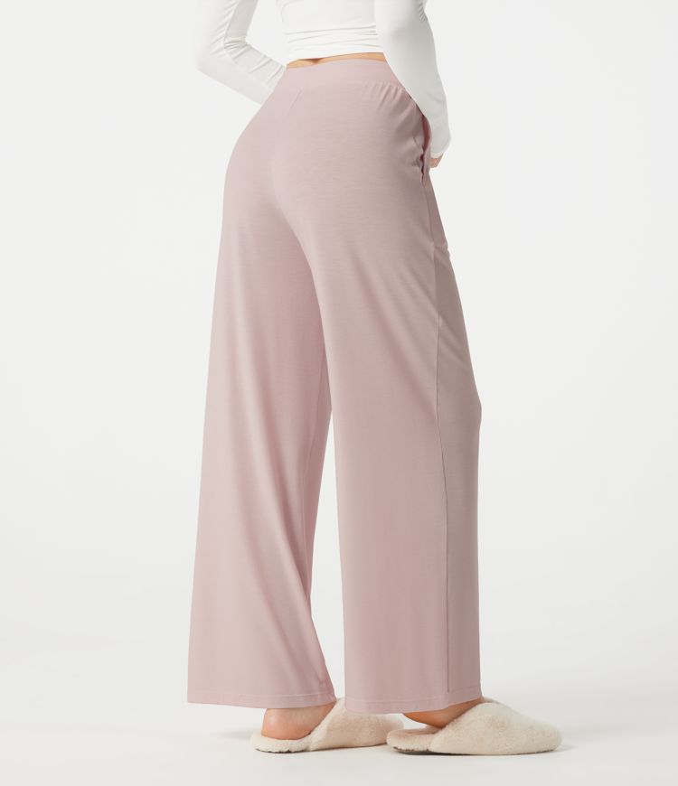 Mid Rise Drawstring Lounging Baggy Pants with Pockets