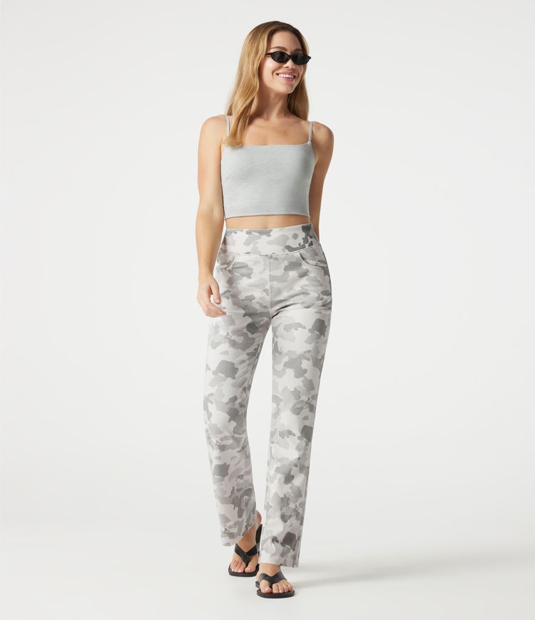 Halara Flex™ High Waisted Camo Bootcut Casual Jeans with Pockets