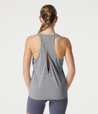 Yoga-Tanktop mit U-Ausschnitt