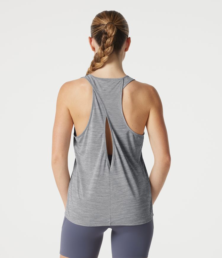 Yoga-Tanktop mit U-Ausschnitt
